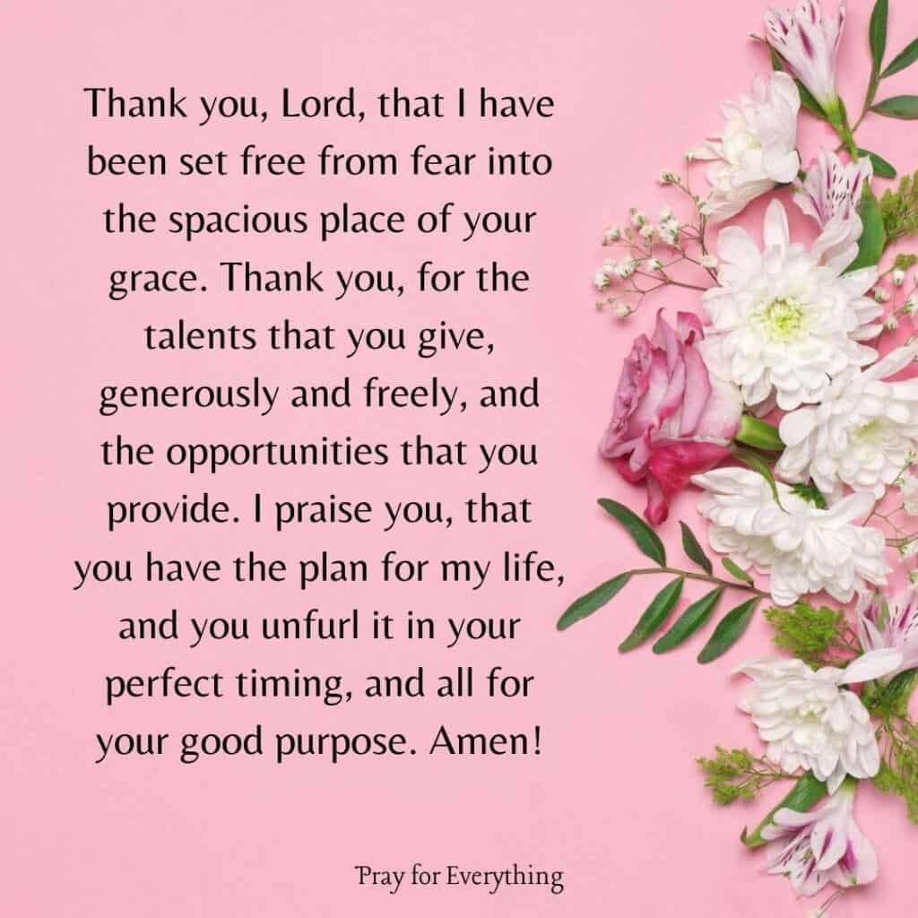 Prayer to Thank God for the Gift of Life