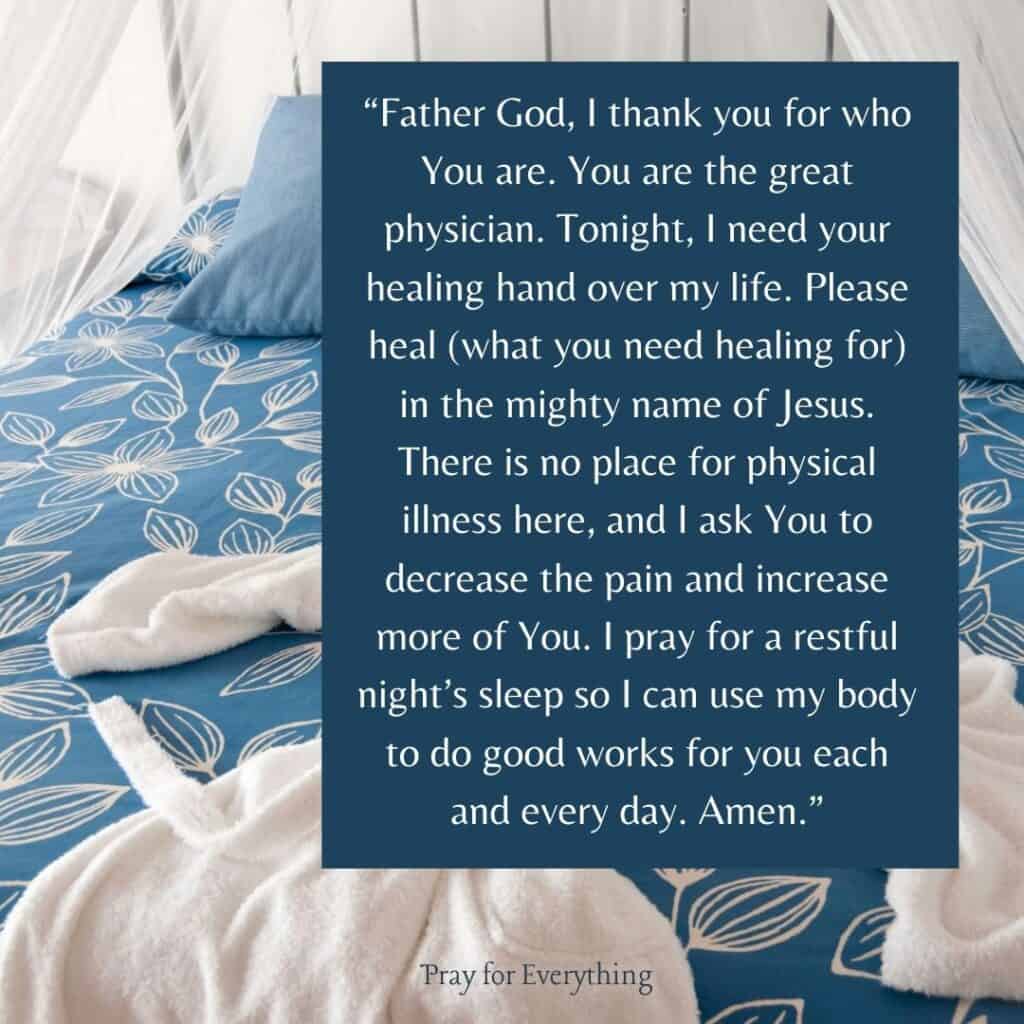 Bedtime Prayer of Protection