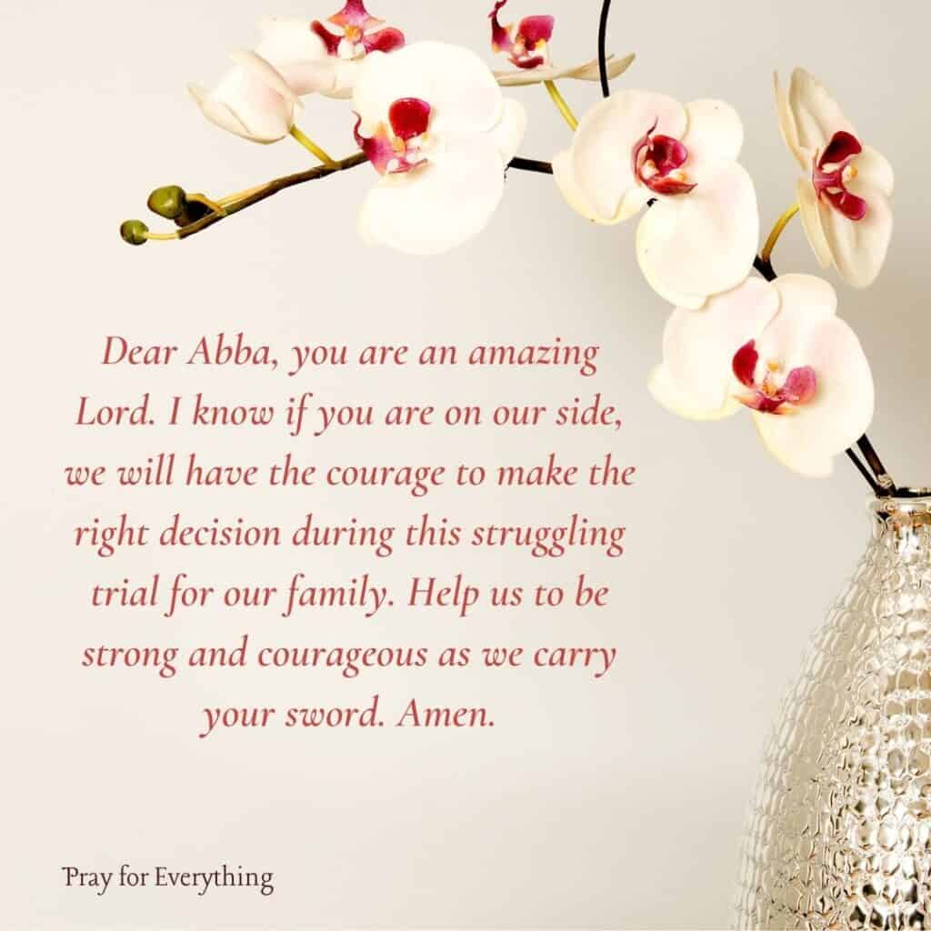 Prayer for Family in Difficult Times