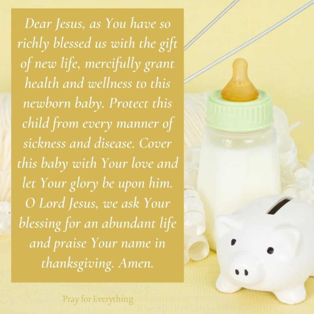 Prayer for a New Baby 