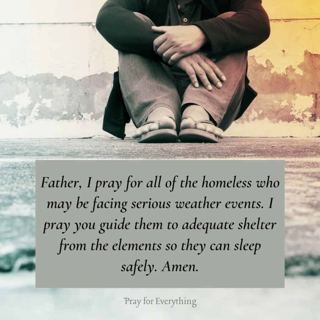Prayer for the Homeless
