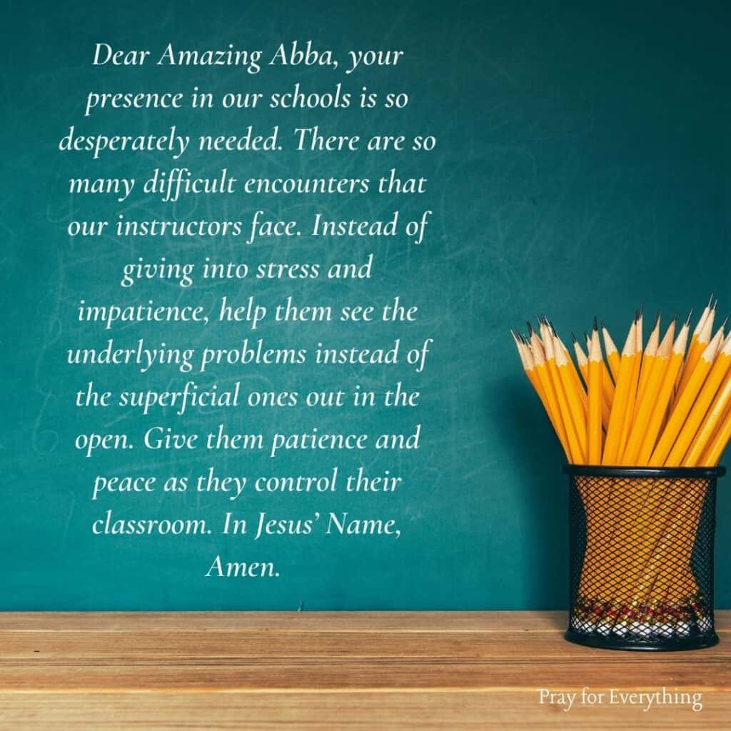 Prayer for Teachers