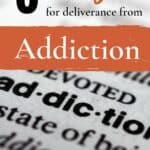 Powerful Prayers for Deliverance from Addiction Pinterest image