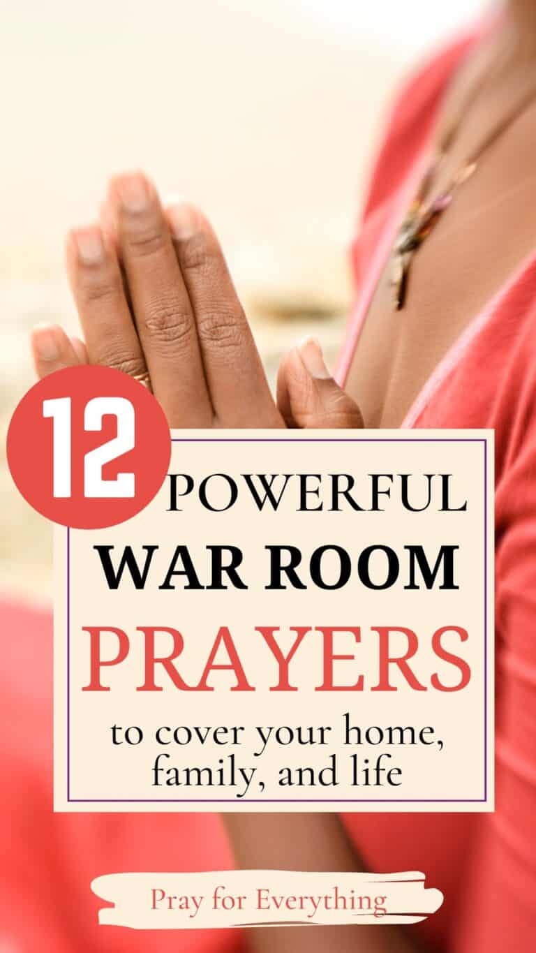 12 Powerful War Room Prayers for Spiritual Battle