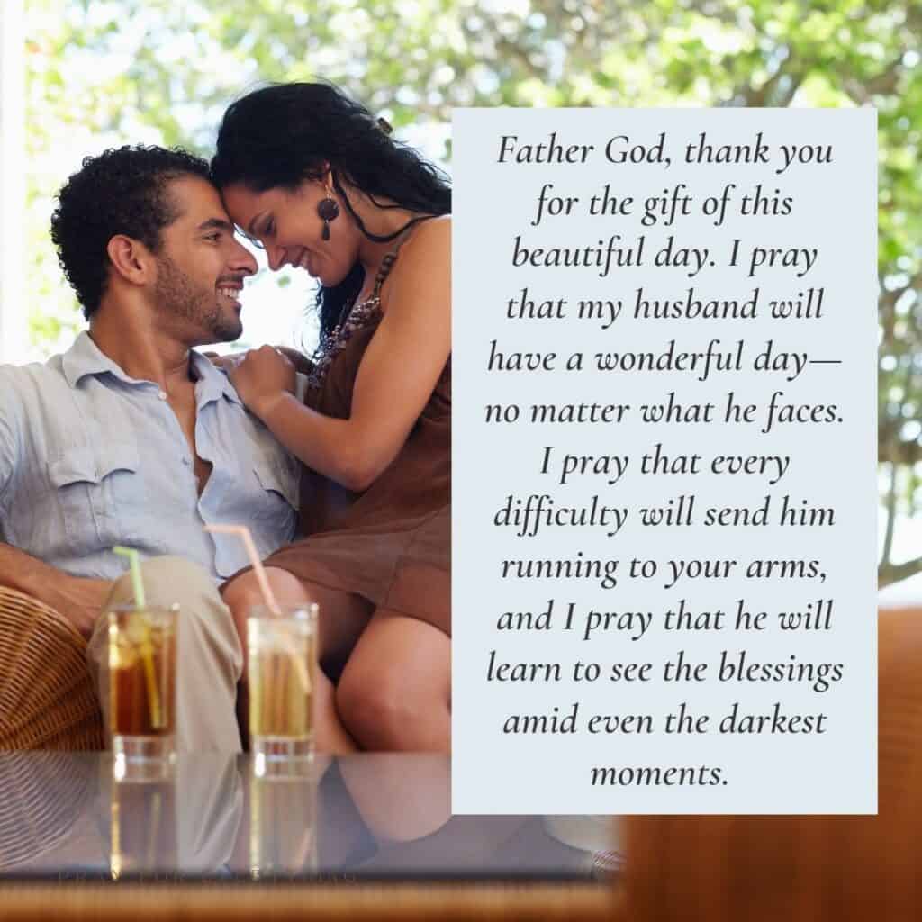 Morning Prayer for My Husband