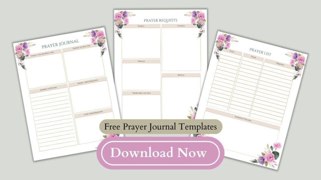 free download of prayer templates mockup